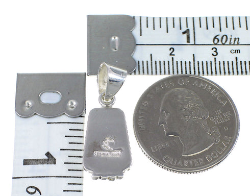 Silver Turquoise And Opal Pendant YX76589