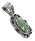 Opal Turquoise Silver Southwest Pendant YX76009
