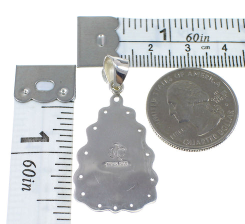 Sterling Silver Opal Turquoise Southwestern Pendant YX76057