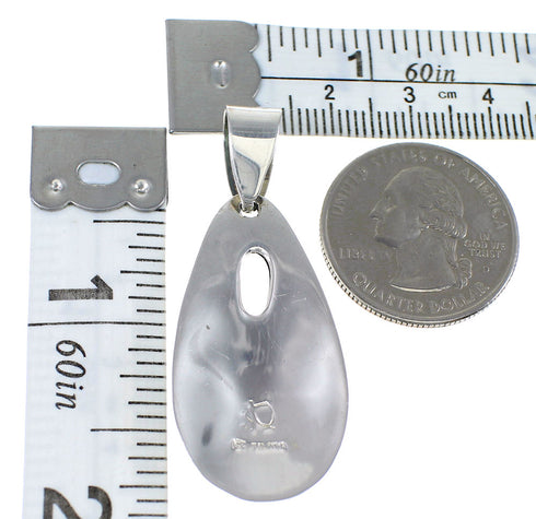 Southwestern Opal Turquoise Silver Pendant YX76144