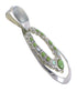 Southwestern Opal Turquoise Genuine Sterling Silver Pendant YX76157