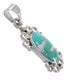 Southwestern Sterling Silver Opal And Turquoise Pendant YX77621