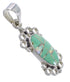 Turquoise Opal Silver Pendant YX77622