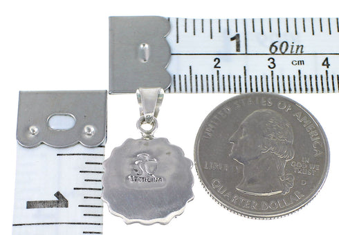Sterling Silver And Turquoise Pendant AX77012