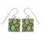 Southwestern Turquoise Genuine Sterling Silver Hook Dangle Earrings QX76648