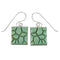 Turquoise Southwest Sterling Silver Hook Dangle Earrings QX76649