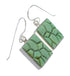 Turquoise Southwest Sterling Silver Hook Dangle Earrings QX76649