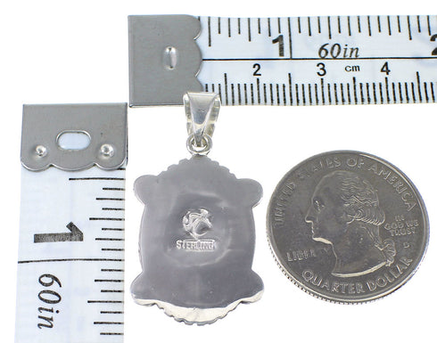 Southwest Sterling Silver Multicolor Pendant YX77703