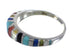Sterling Silver And Multicolor Jewelry Ring Size 5-1/2 YX76299