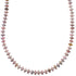 Rhodochrosite And Sterling Silver Native American Bead Necklace WX76867