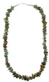 Native American Navajo Kingman Turquoise Silver Bead Necklace YX76735