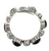 Jet Opal Silver Southwestern Ring Size 5-1/2 YX77055