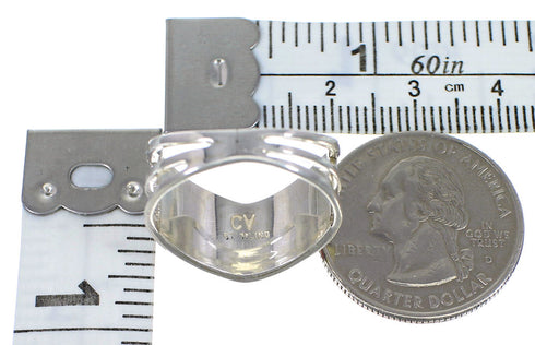 Southwestern Multicolor Sterling Silver Ring Size 5-1/2 WX81137