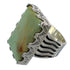 Authentic Sterling Silver Southwestern Turquoise Ring Size 6-1/2 QX85507