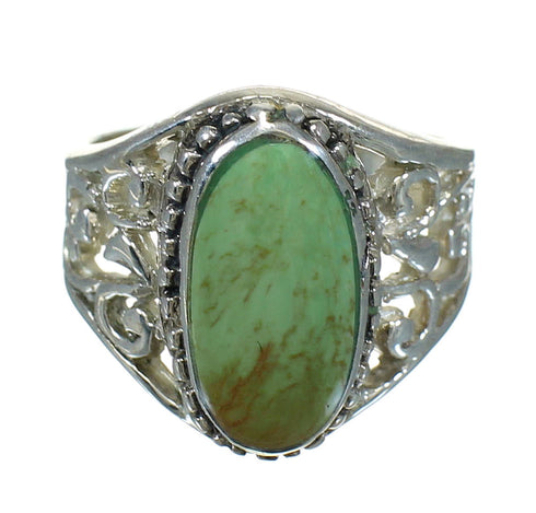 Sterling Silver Turquoise Southwestern Ring Size 5-3/4 YX83874