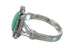 Authentic Sterling Silver And Turquoise Southwestern Ring Size 4-3/4 YX83902