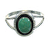 Southwest Turquoise Genuine Sterling Silver Ring Size 4-1/2 YX83965