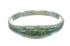 Southwestern Turquoise Genuine Sterling Silver Ring Size 4-3/4 AX86522