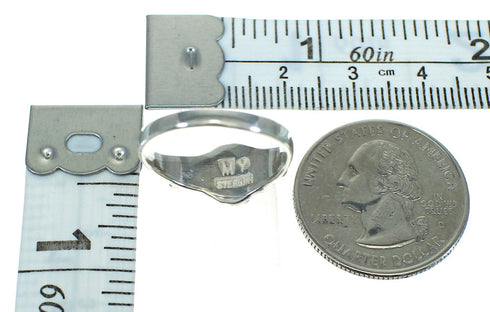 Turquoise Southwest Authentic Sterling Silver Ring Size 5-1/4 QX84496