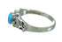 Sterling Silver Turquoise Southwestern Ring Size 5-3/4 QX84508