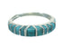 Genuine Sterling Silver Turquoise Inlay Jewelry Ring Size 5-1/4 RX86597