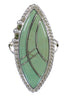 Silver Turquoise Southwest Ring Size 4-3/4 YX85634