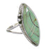 Genuine Sterling Silver Turquoise Southwest Ring Size 7-3/4 YX85643