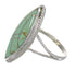 Genuine Sterling Silver Turquoise Southwest Ring Size 7-3/4 YX85643