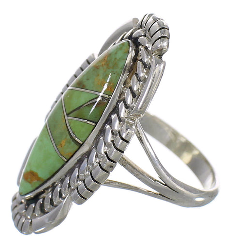 Turquoise Authentic Sterling Silver Southwest Ring Size 6-1/4 YX86444