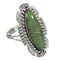 Turquoise Authentic Sterling Silver Southwestern Ring Size 7-1/4 YX86447