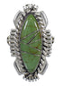 Turquoise Authentic Sterling Silver Southwestern Ring Size 7-1/4 YX86447