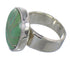 Southwestern Turquoise And Sterling Silver Ring Size 4-1/2 YX86518
