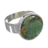 Southwest Turquoise And Genuine Sterling Silver Ring Size 8-1/2 YX86519