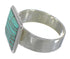 Southwest Genuine Sterling Silver And Turquoise Ring Size 7-1/2 YX86553