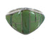 Turquoise Inlay Genuine Sterling Silver Southwest Ring Size 5-3/4 QX84073