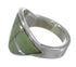 Authentic Sterling Silver Turquoise Inlay Southwest Ring Size 6-1/4 QX84125