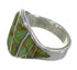 Silver Southwest Turquoise Ring Size 7-1/4 QX84144