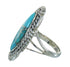 Turquoise Silver Southwestern Ring Size 5-1/2 QX85115