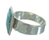 Turquoise Southwestern Silver Ring Size 7-1/2 QX85243