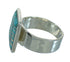 Turquoise Southwestern Genuine Sterling Silver Ring Size 4-1/2 QX85249