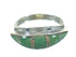 Sterling Silver Turquoise Opal Inlay Southwest Ring Size 5 RX84967