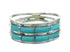 Sterling Silver And Turquoise Southwest Ring Size 5-1/4 RX84968