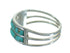 Sterling Silver Turquoise Inlay Southwest Ring Size 6-1/2 RX85137