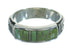 Turquoise Silver Southwest Water Wave Ring Size 5-3/4 QX85718
