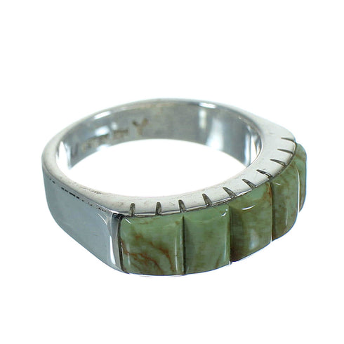 Turquoise Silver Southwest Ring Size 5-3/4 AX84976