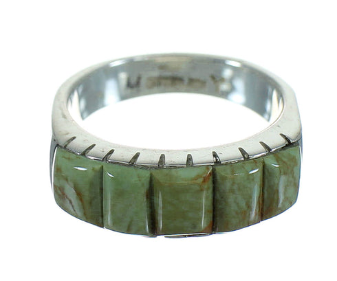 Turquoise Silver Southwest Ring Size 5-3/4 AX84976