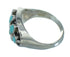 Genuine Sterling Silver Turquoise Opal Ring Size 5-3/4 UX84120