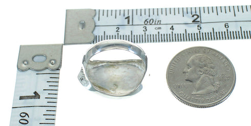 Turquoise Opal And Silver Ring Size 7-1/2 UX84191