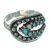 Turquoise Opal Genuine Sterling Silver Southwestern Ring Size 8-1/4 UX84305