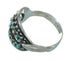 Turquoise Opal Genuine Sterling Silver Southwestern Ring Size 8-1/4 UX84305